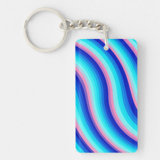 bluey waves keychain