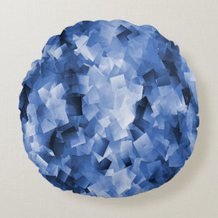Bluezy Times...... Round Pillow