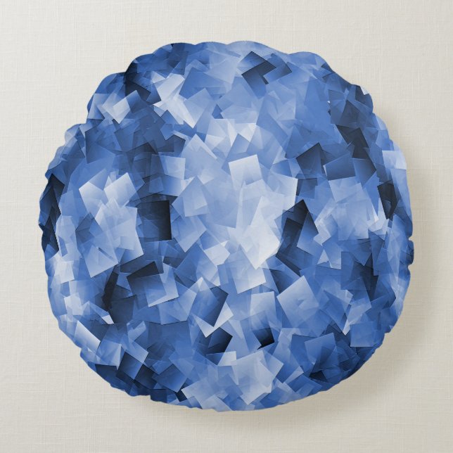 Bluezy Times...... Round Pillow (Front)