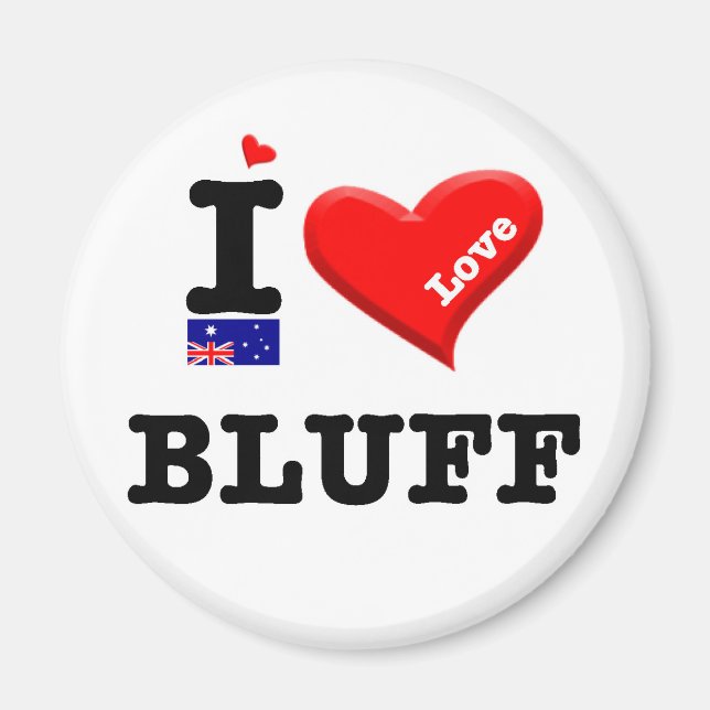 BLUFF - I Love Magnet (Front)
