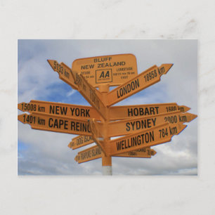 Bluff, New Zealand Postcard