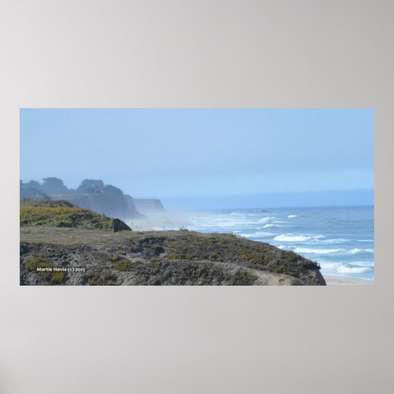 Bluffs at Half Moon Bay II - Poster