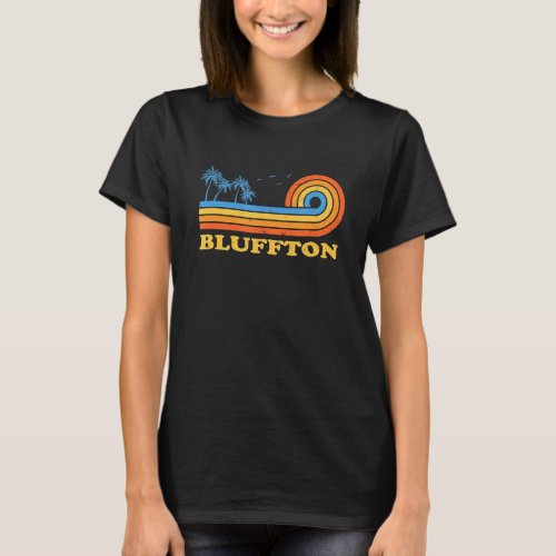 Bluffton South Carolina Summer Sc Tropical Us Citi T_Shirt