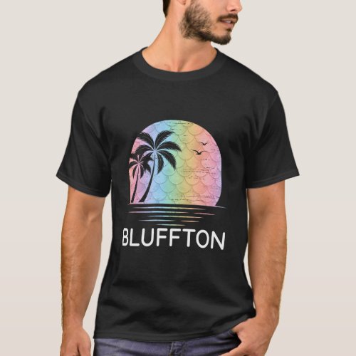 Bluffton South Carolina Vacation Mermaid Beach T_Shirt