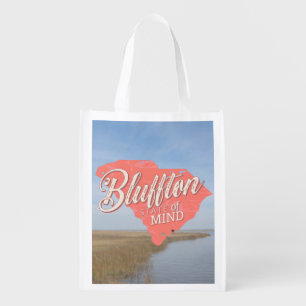 Bluffton State of Mind Lowcountry South Carolina Grocery Bag
