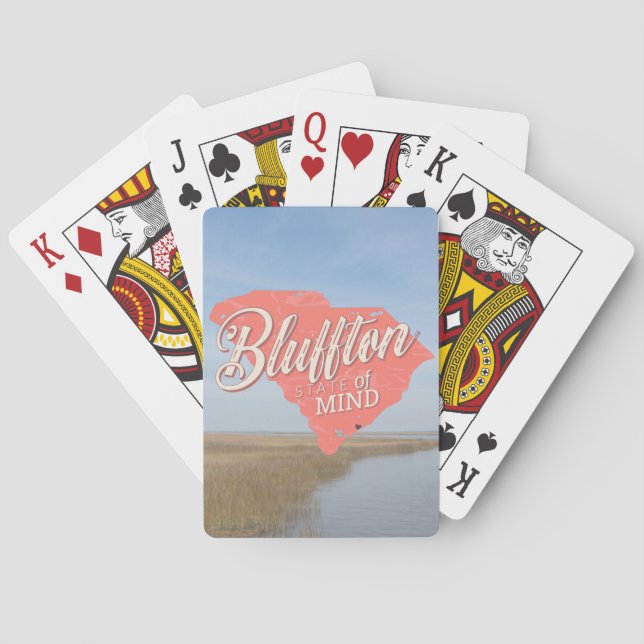 Bluffton State of Mind Lowcountry South Carolina Poker Cards (Back)