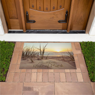 Bluffton State of Mind Written in Sand SC Beach Doormat