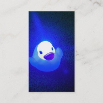 Bluing Led Duckie No. 1 Business Card by TerryBainPhoto at Zazzle