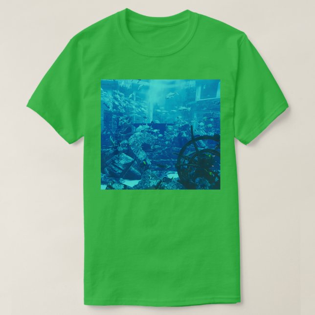 Bluish aquarium T-Shirt (Design Front)