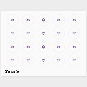 Bluish Purple holy family catholic church Sticker