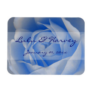 Bluish Rose Magnet
