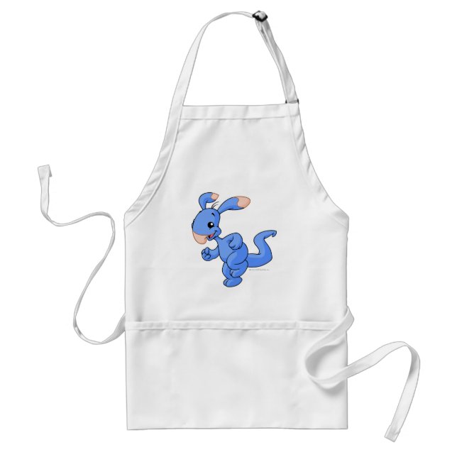 Blumaroo Blue Adult Apron (Front)