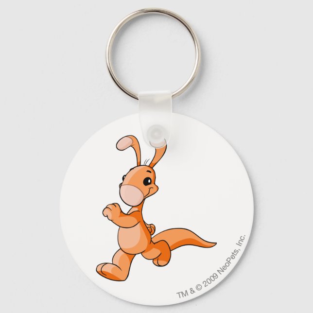 Blumaroo Orange Keychain (Front)