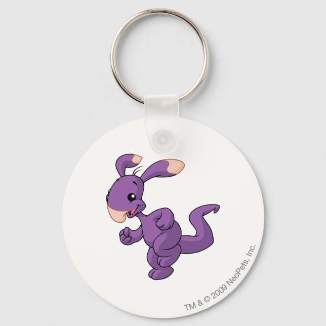 Blumaroo Purple Keychain (Front)