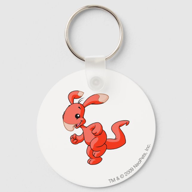 Blumaroo Red Keychain (Front)