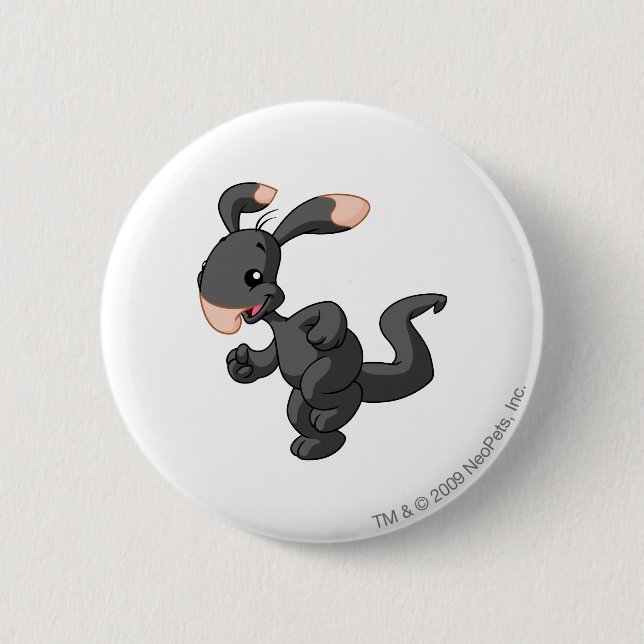 Blumaroo Shadow Pinback Button (Front)