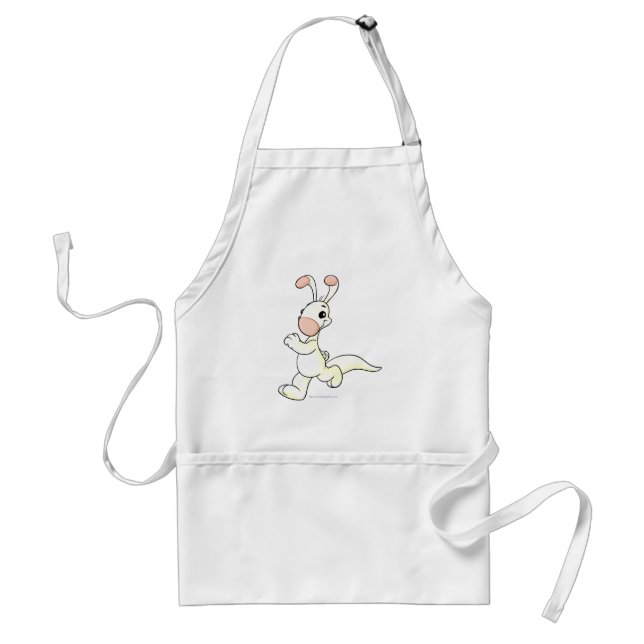 Blumaroo White Adult Apron (Front)