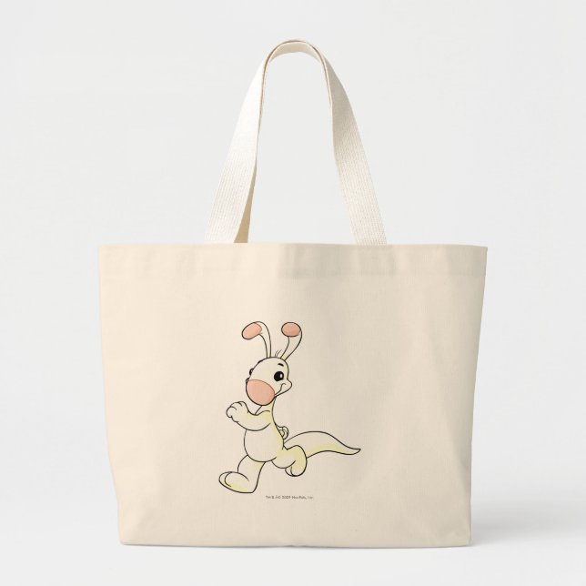 Blumaroo White Large Tote Bag (Front)
