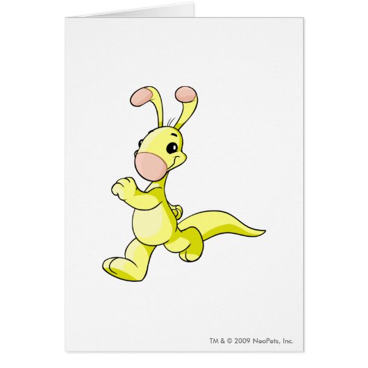 Blumaroo Yellow Cards (Front)