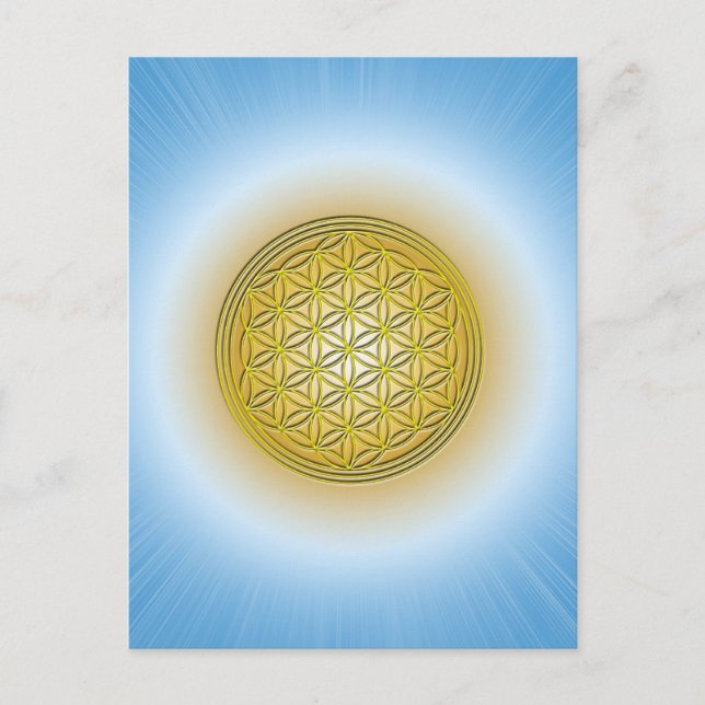 Blume des Lebens Postcard (Front)