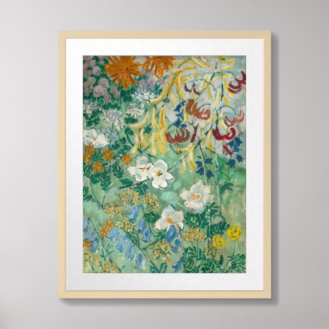 Blumen | August Babberger Framed Art (Framed Front)