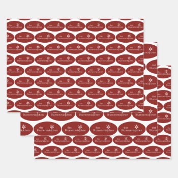 Blumenmädchen Wrapping Paper Sheets by Emangl3D at Zazzle