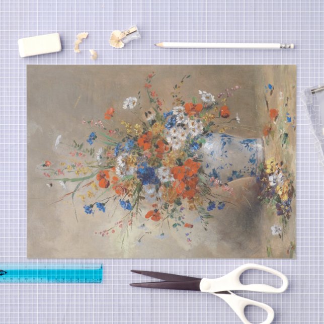 Blumenstillleben | Eugene Petit Tissue Paper (Craft)
