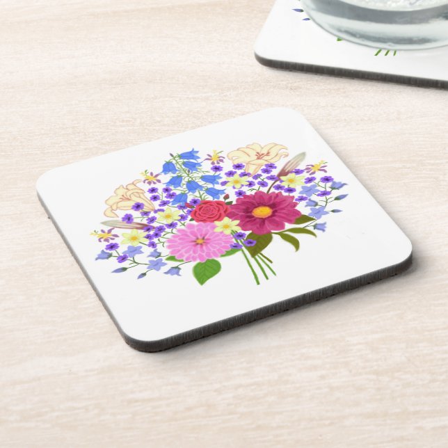 Blumenstrauss Beverage Coaster (Left Side)