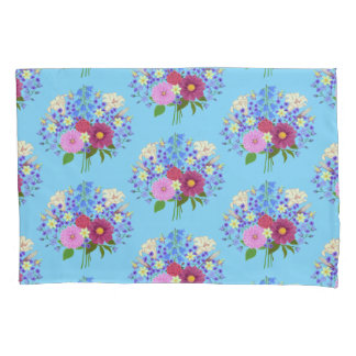 Blumenstrauss Light Blue Pillow Case