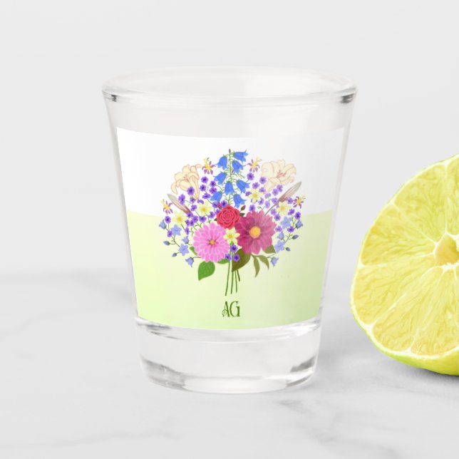 Blumenstrauss Yellow Shot Glass (Front)