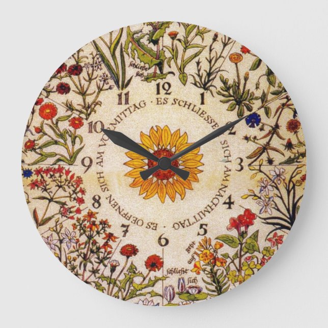 Blumenuhr Flower Clock (Front)
