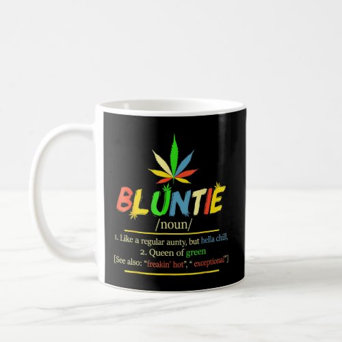 Bluntie Funny Aunt Definition Apparel  Coffee Mug
