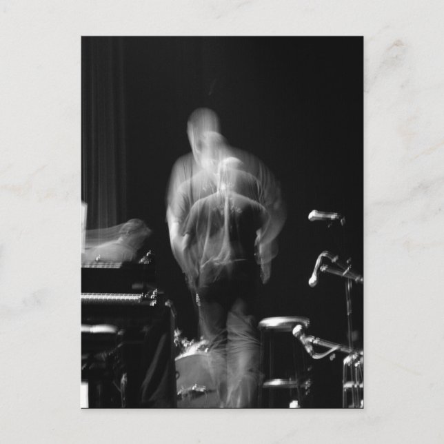 Blur and Movement on stage Jazz Show Postcard (Front)