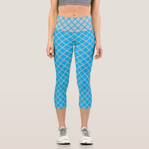 Diamond Patterned Women's High-Waisted Yoga Pants