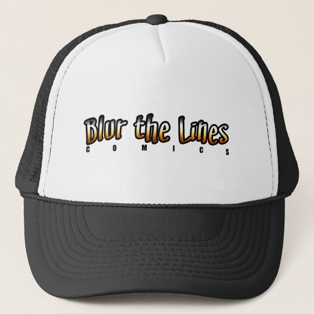 Blur The Lines Comics Trucker Hat (Front)