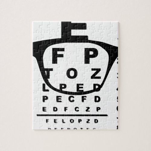 Blurr Eye Test Chart Jigsaw Puzzle