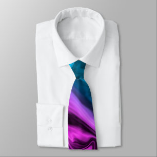 Blurred background fashionable crimson and blue neck tie