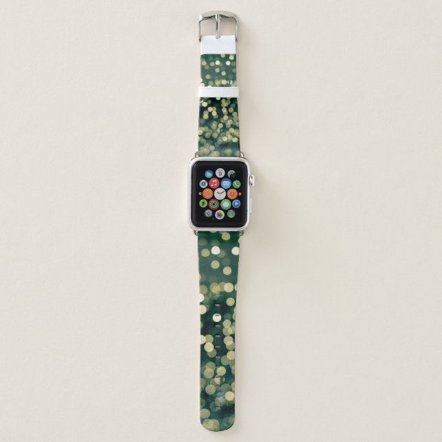 Blurred background. The festival holiday. abstract Apple Watch Band (Front)