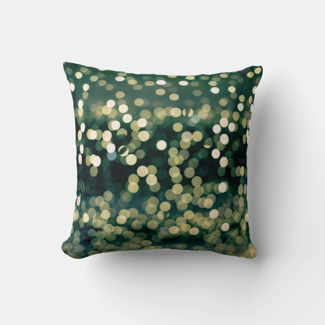 Blurred background. The festival holiday. abstract Throw Pillow (Front)