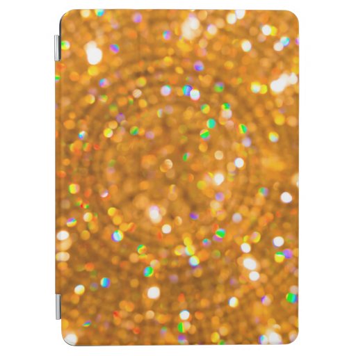 Blurred bokeh christmas golden luxury. iPad air cover