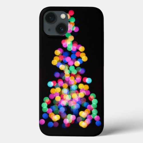 Blurred Christmas Lights iPhone 13 Case
