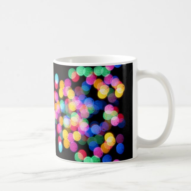 Blurred Christmas Lights Coffee Mug (Right)
