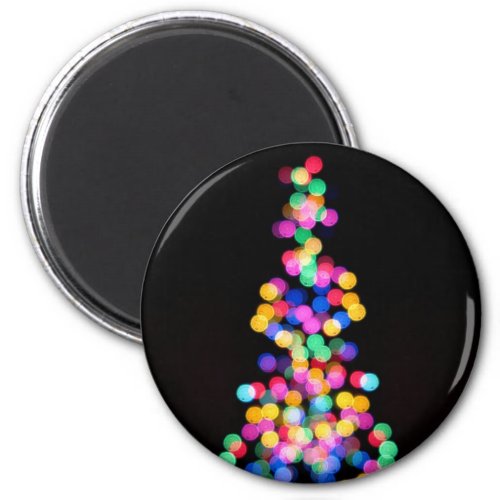 Blurred Christmas Lights Magnet