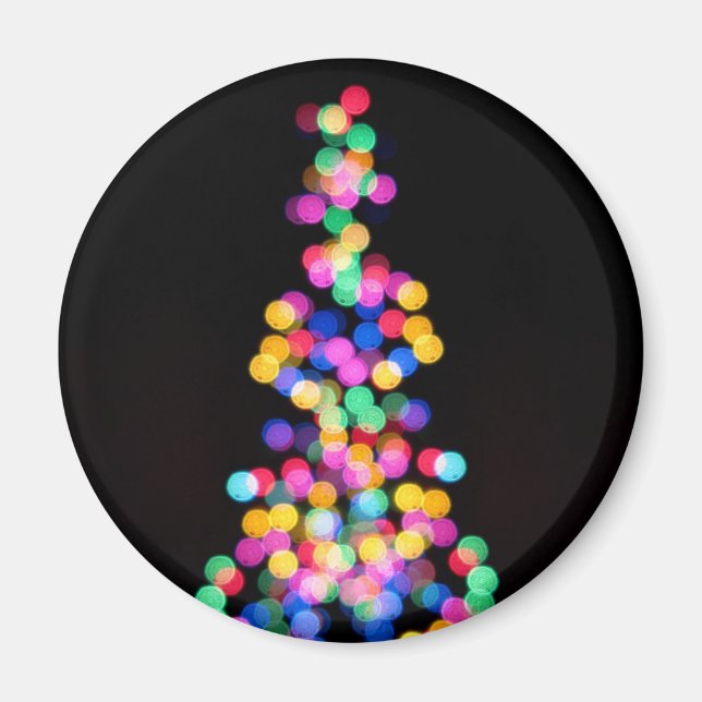 Blurred Christmas Lights Magnet (Front)
