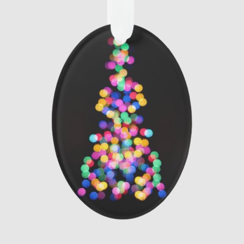 Blurred Christmas Lights Ornament