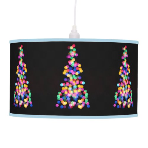 Blurred Christmas Lights Pendant Lamp