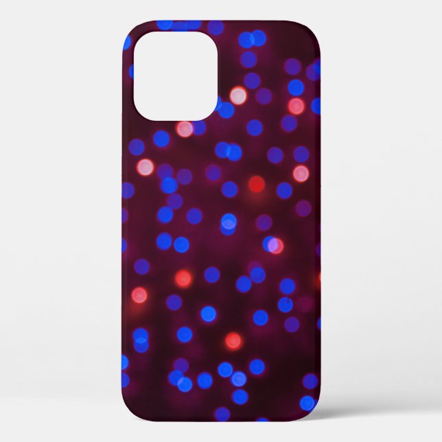 Blurred glittering christmas lights. Blurred abstr Case-Mate iPhone Case (Back)