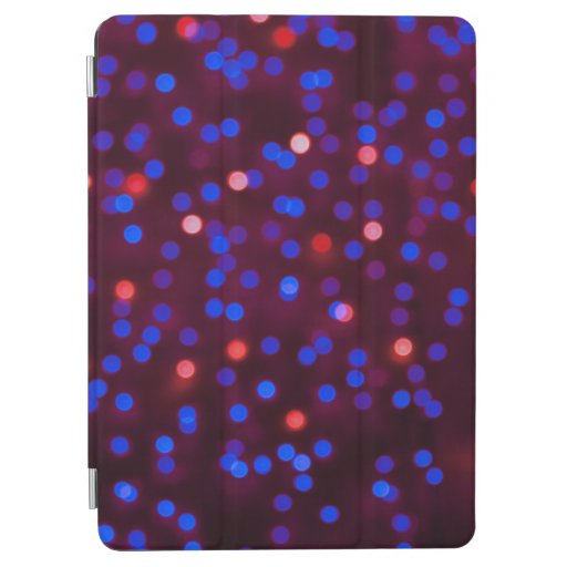 Blurred glittering christmas lights. Blurred abstr iPad Air Cover