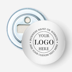 Blurred Grey Background Custom Logo Business Bottle Opener