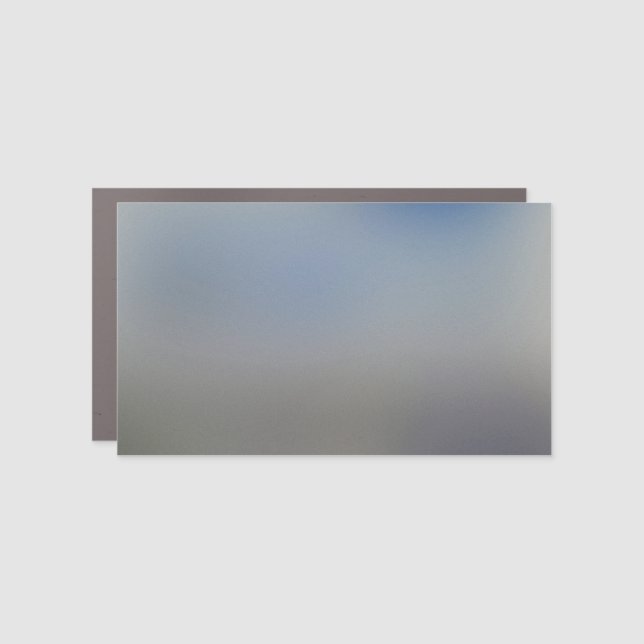 blurred license plate  car magnet (Front)